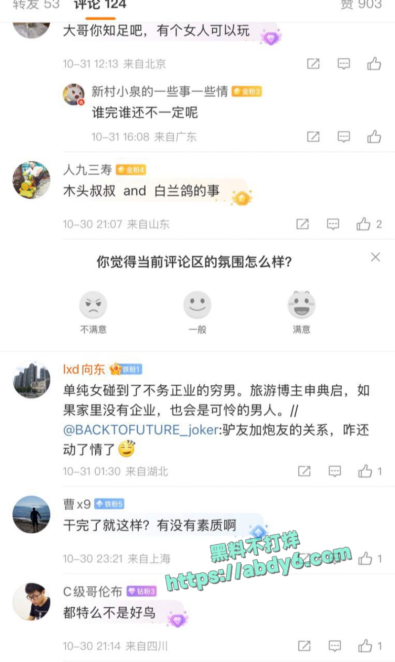 抖音骑行博主木头叔叔与白兰鸽在线撕逼 8