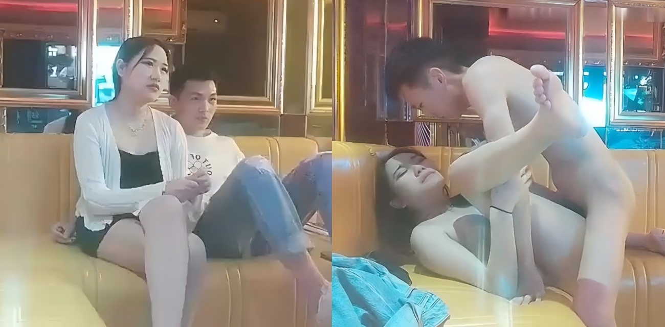 酒吧达人约妹子 KTV包厢直接开干 奶子被吸硬 内裤自己脱 骑着鸡巴全射里面
