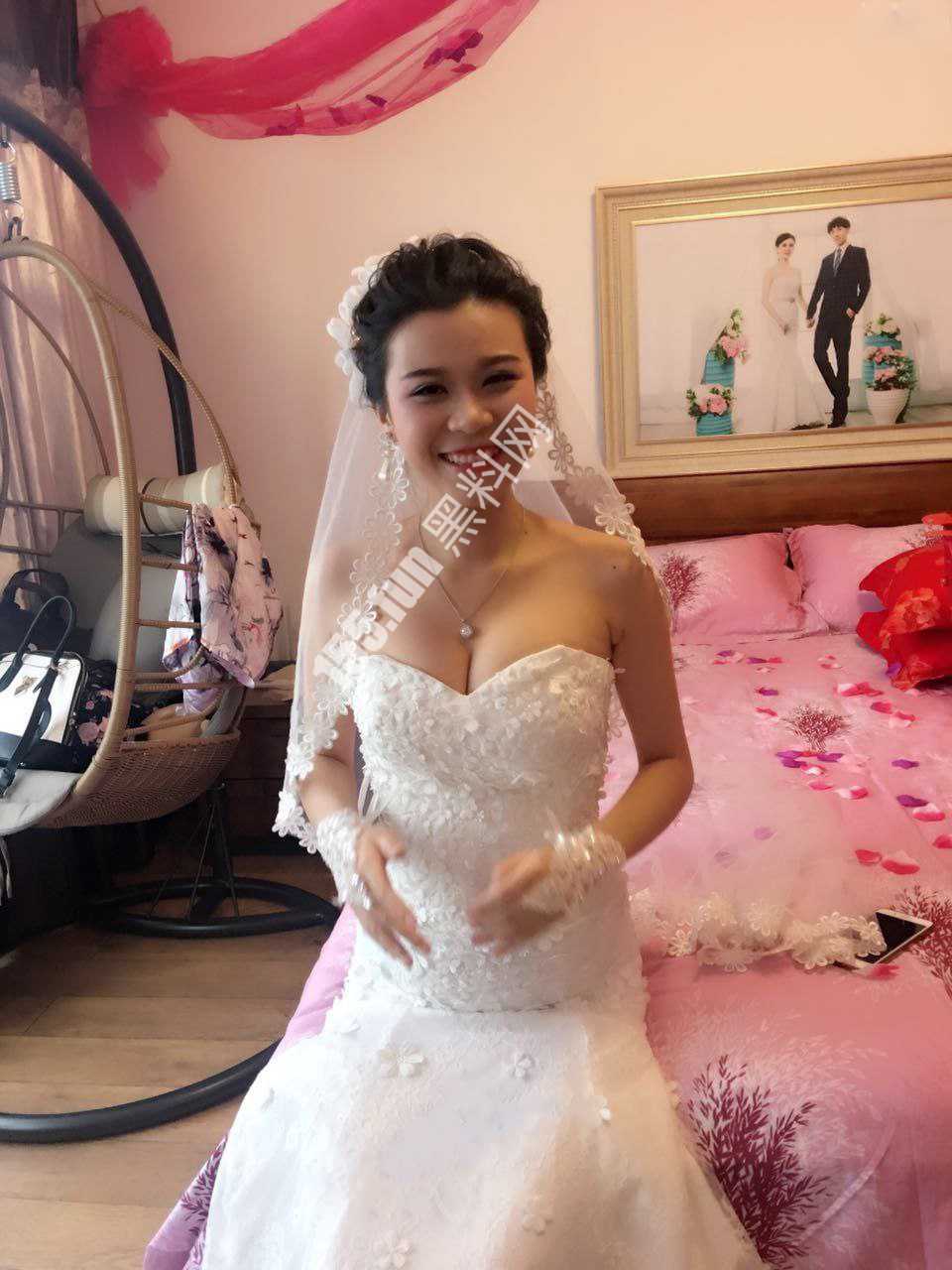 气质新娘婚礼现场的私密诱惑