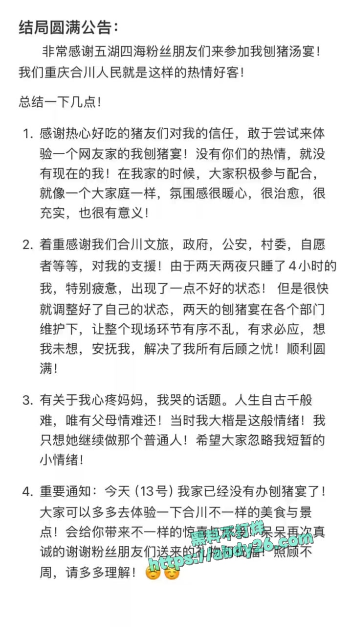 重庆合川呆呆杀猪事件燃爆网络 3