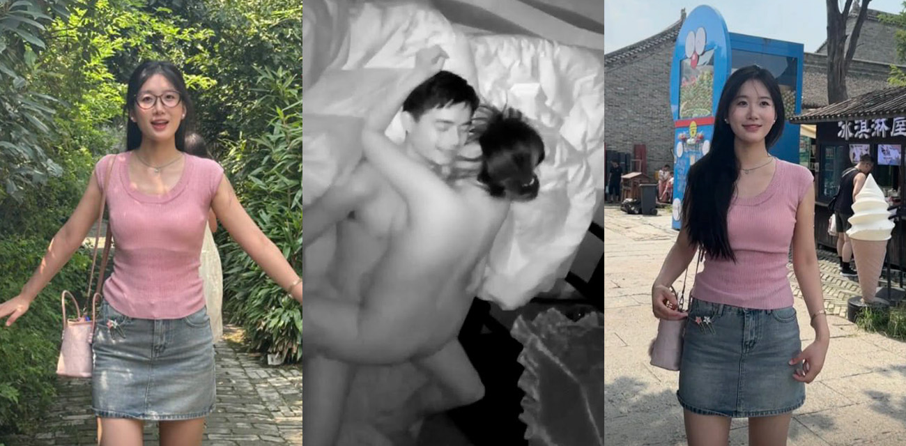 山东长途货车司机揭露女友偷人 教师女友在家空虚寂寞带野男人回家 被监控记录