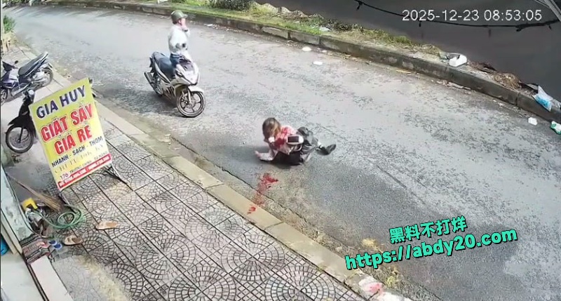 越南街头捅人事件 1