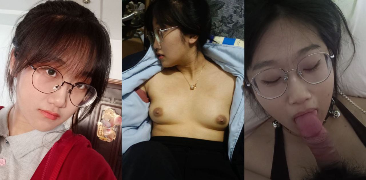 清纯眼镜学生妹被前男友曝光口交调教视频 分手见人品可惜终究还是错付了！