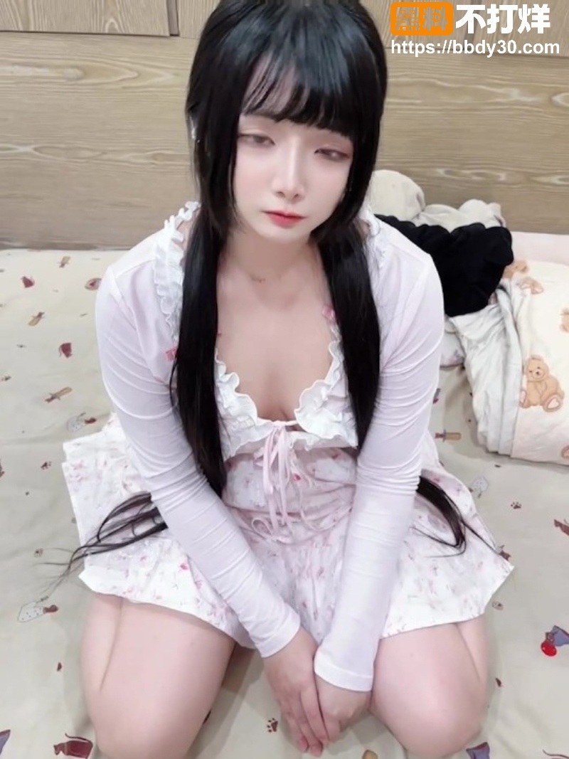 落落Raku洛丽塔JK百合白丝扣穴 1