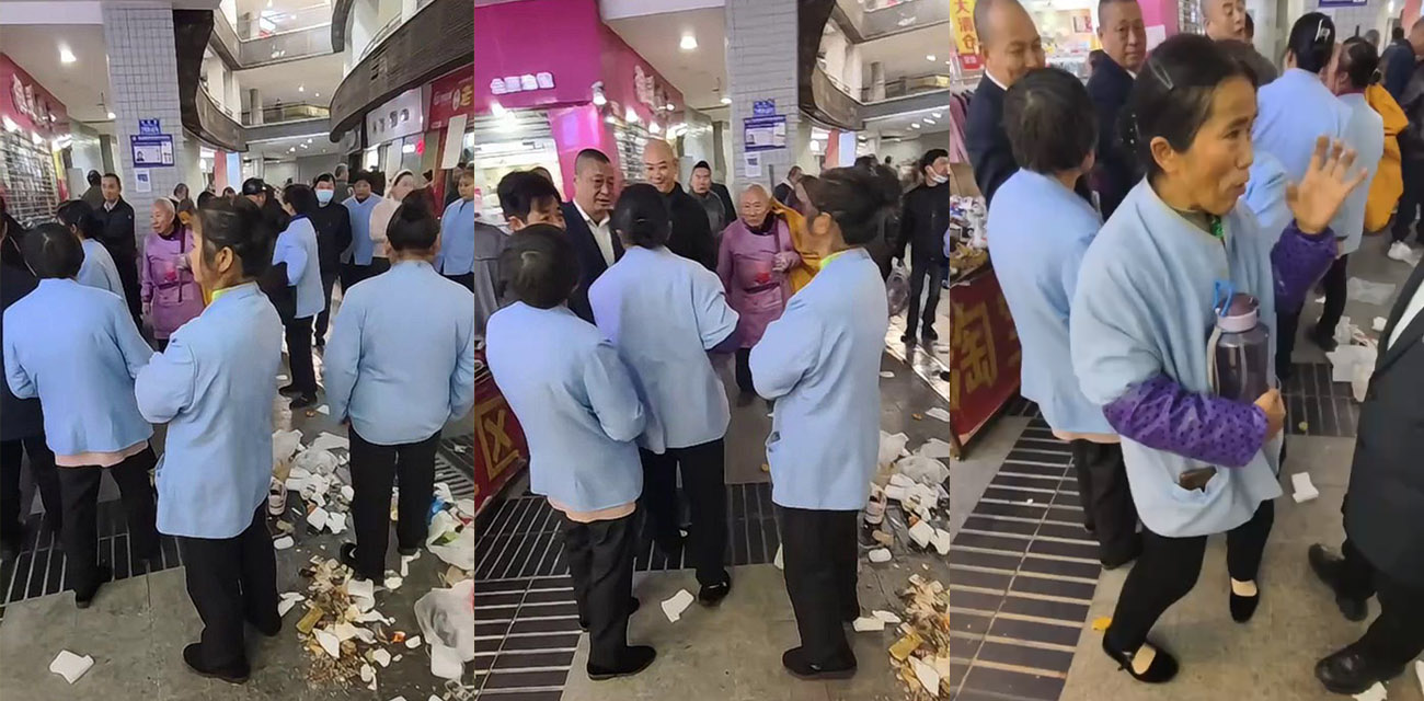 重庆老城协信公司拖欠员工工资不发 引众怒导致全体罢工集体跑到办公室催债