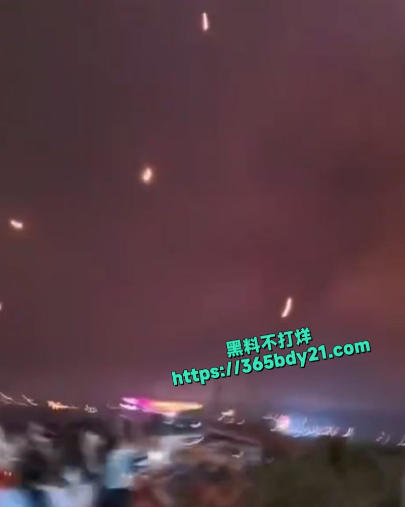 湖南浏阳无人机表演事故8