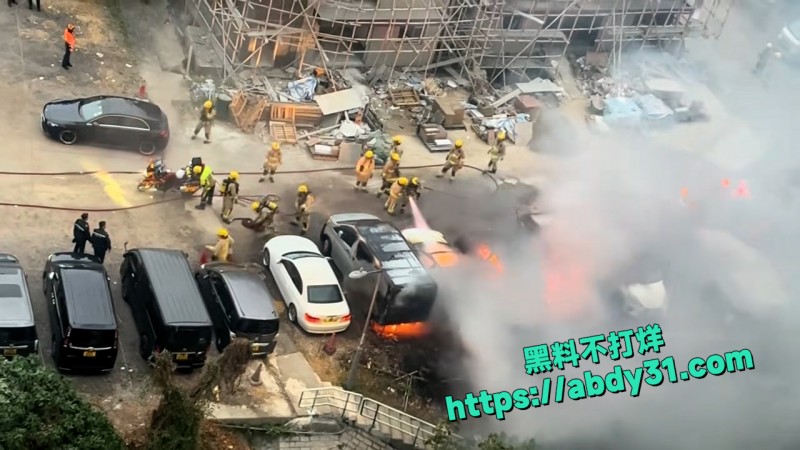 香港新界屯门小坑邨附近发生一起火灾 3
