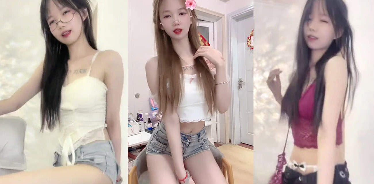 快手妮子没烦恼 腾讯会议房间大放溢彩 直播性感裸舞令人赏心悦目