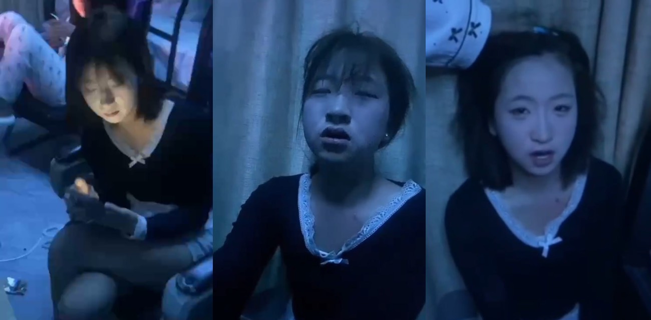 河南太康最美精神小妹 岳嘉美 网吧遭团伙霸凌 脸肿胸踹蜷缩键盘尖叫求饶