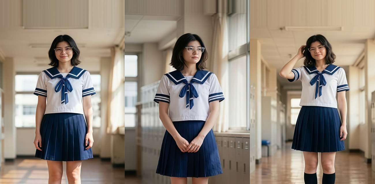 眼镜学生妹 穿情趣水手服激情缠绵 无套猛干粉穴后 射满小腹