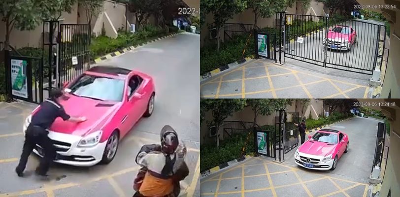 【黑料观察】山东奔驰女车主， 挡道就撞你！后续：寻衅滋事、已被刑拘！