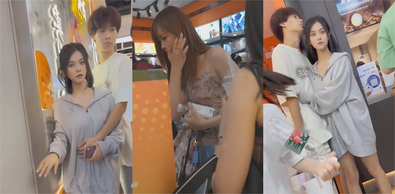 KFC偷拍炸裂曝光 酷似王菲的学生妹与男友狂舌吻 镜头猛抓火辣瞬间！