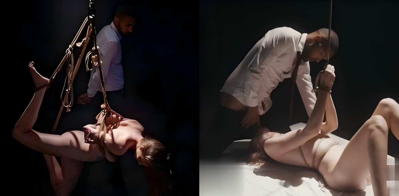p站博主Ashley Lane遭黑人猛男绳缚SM调教 彻底沦为性奴