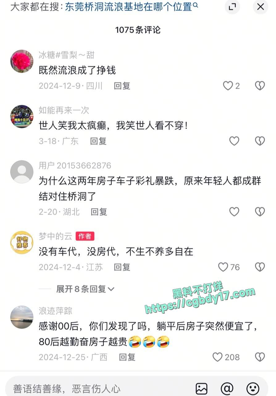 东莞长安流浪汉 生活实录3