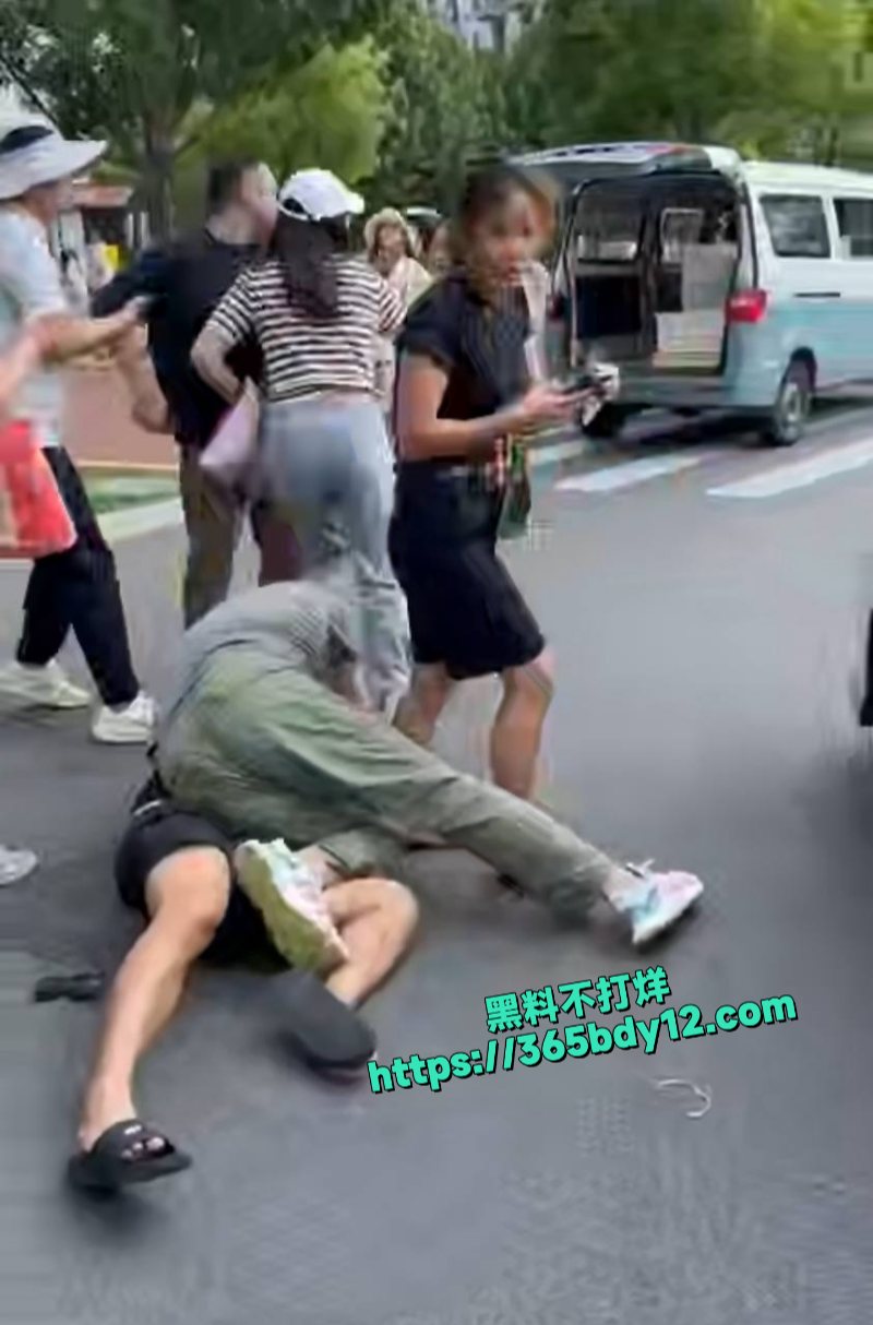 两个家庭出来玩发生口角并且打起来了6