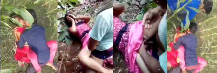 印度真实强奸录拍，敢反抗就那匕首扎人，看看三哥们是怎么奸淫妇女的！