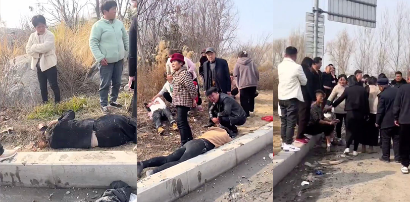 人间疾苦 新年惨案 河南商丘一老丈人偏心其中一女婿 另外一个女婿争风吃醋 全家打成一团