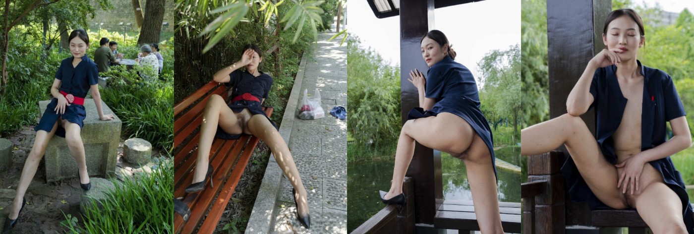 某行真实空姐 安琪 赚外快户外景区真空露出 自摸让路人看见