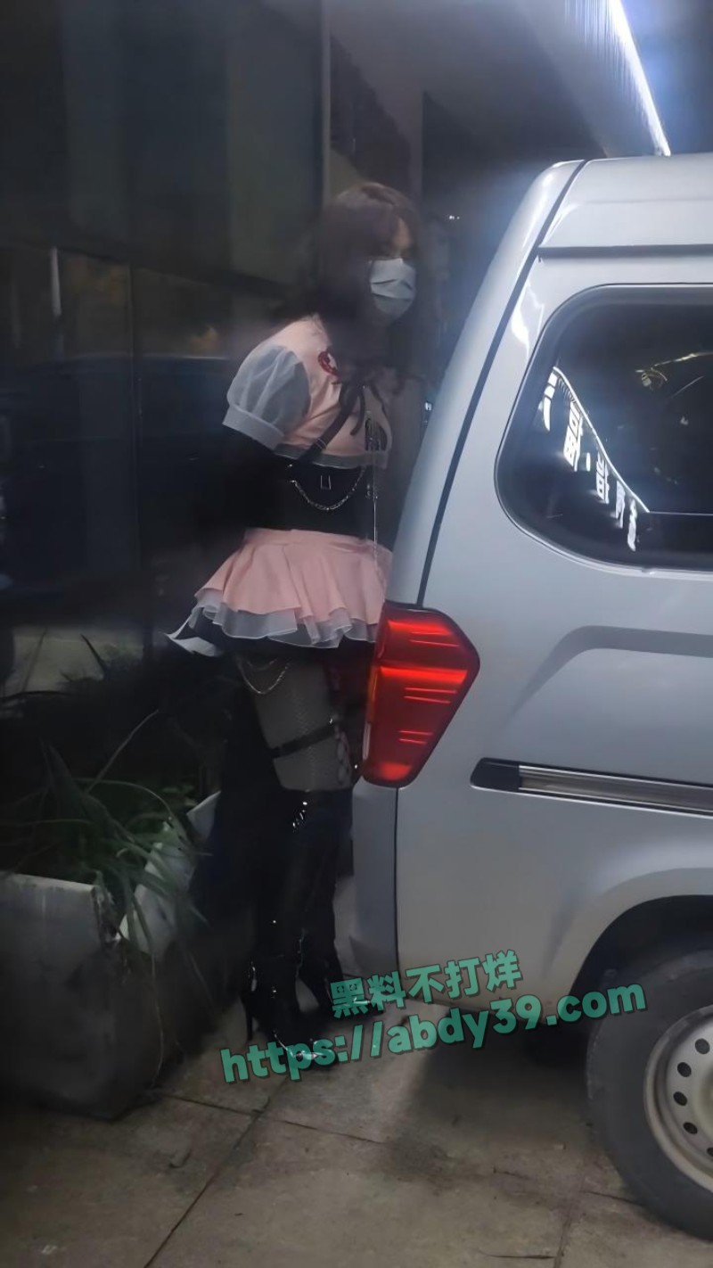 路边偶遇做任务的母狗5