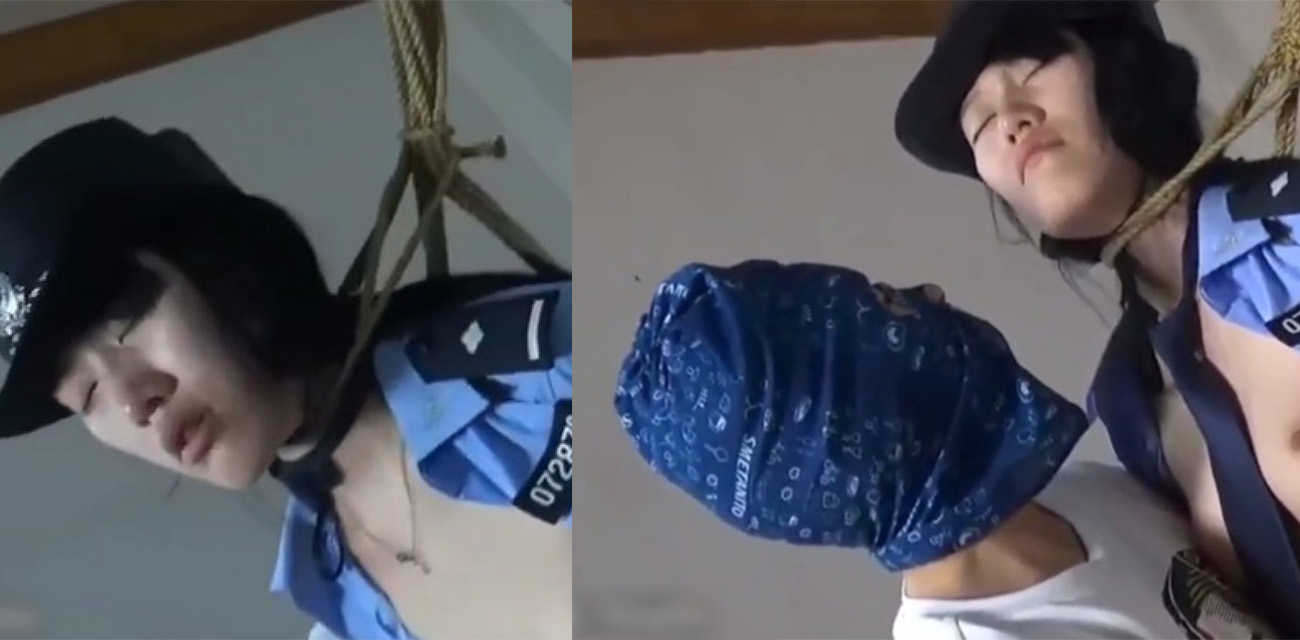 警花妈妈被歹徒绑架报复 迷晕带回家中捆绑调教 警察制服带给人逼真的征服感
