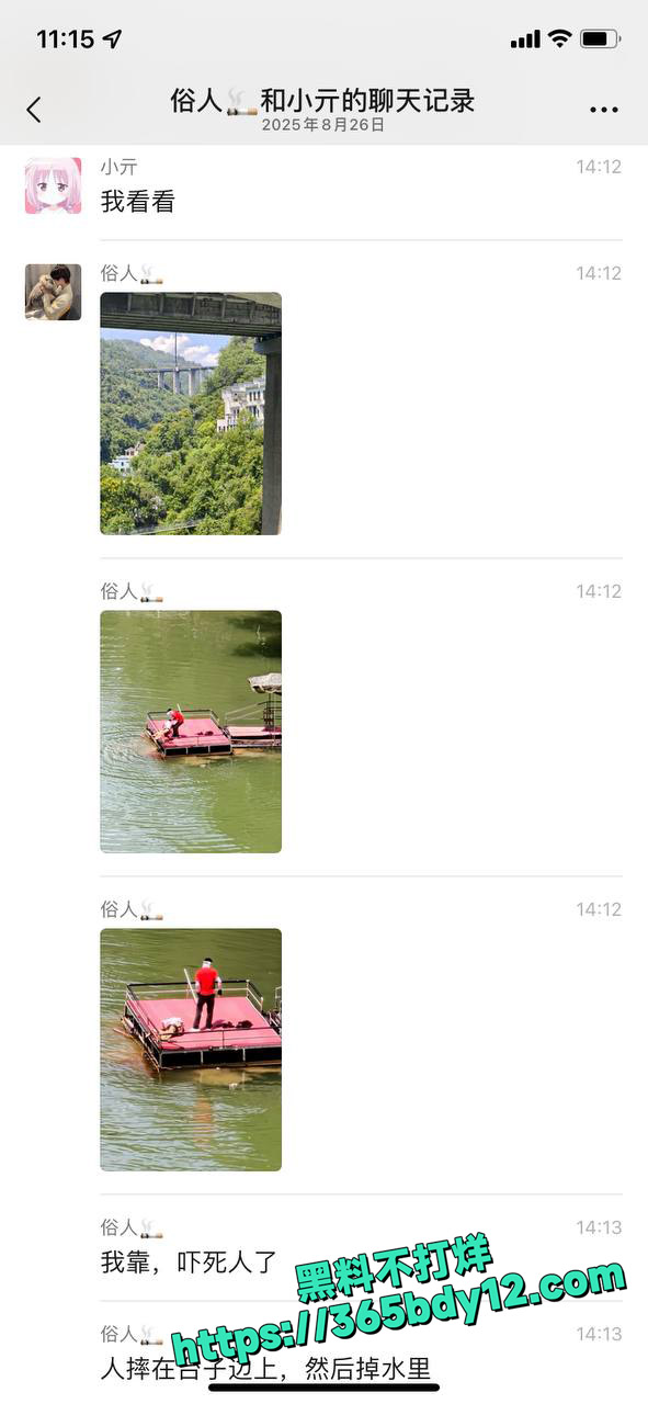 宜昌蹦极绳断裂游客直坠江中 3