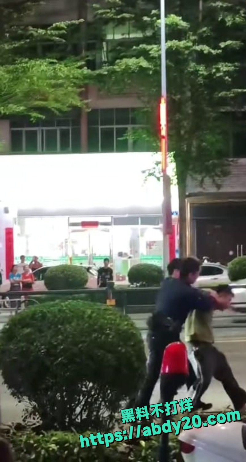 男子当街暴力打交警被抓5