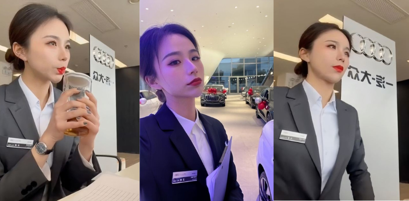 深圳Audi女销售 王迪 长期稳坐店铺销冠宝座！大招留底号称人肉业绩王！