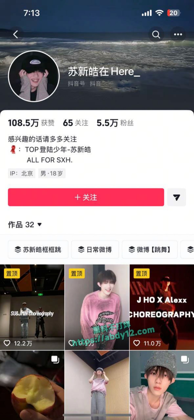 时代峰骏顶流小鲜肉苏新皓私联粉丝 1