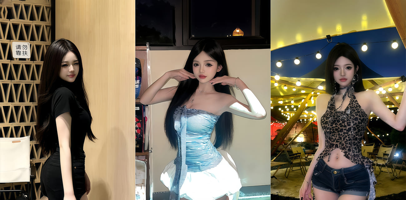 长发女神卢绘旭纯欲形象碎一地 私密自拍流出 甜妹外表下竟是顶级尤物