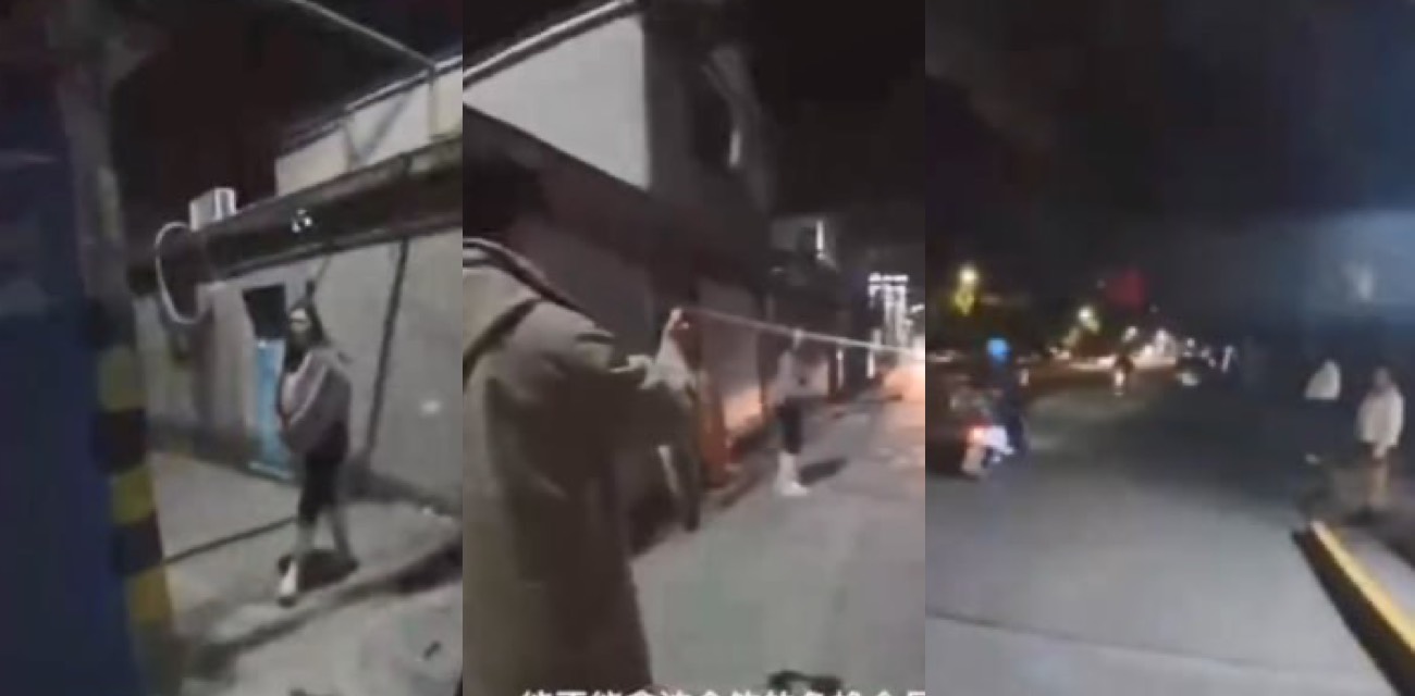 钓鱼佬路边提十斤大鱼求换黑丝足疗 被路边足疗妹当场拒绝笑