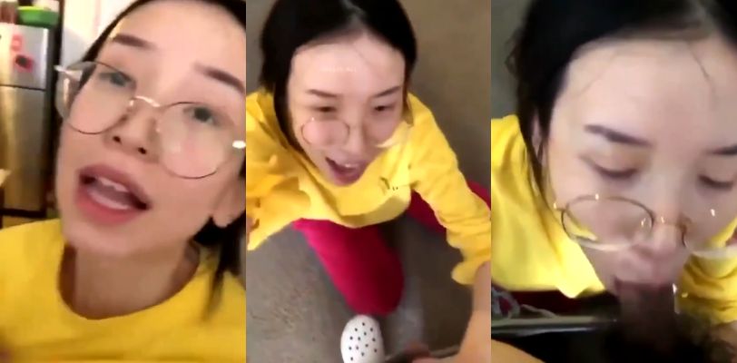 【戏精上身】眼镜妹极致闷骚，发挥的淋漓尽致！自编自导上剧情~