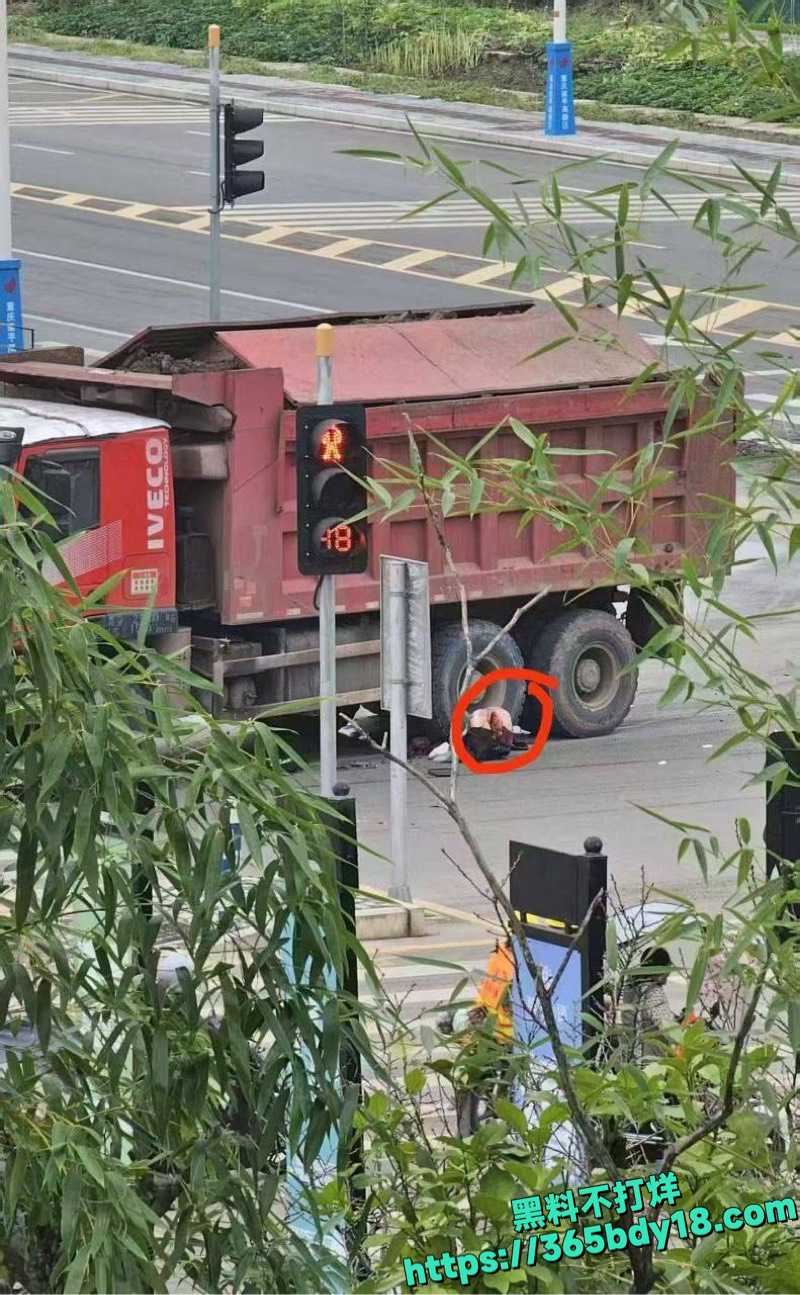 重庆梁平电瓶车压扁2