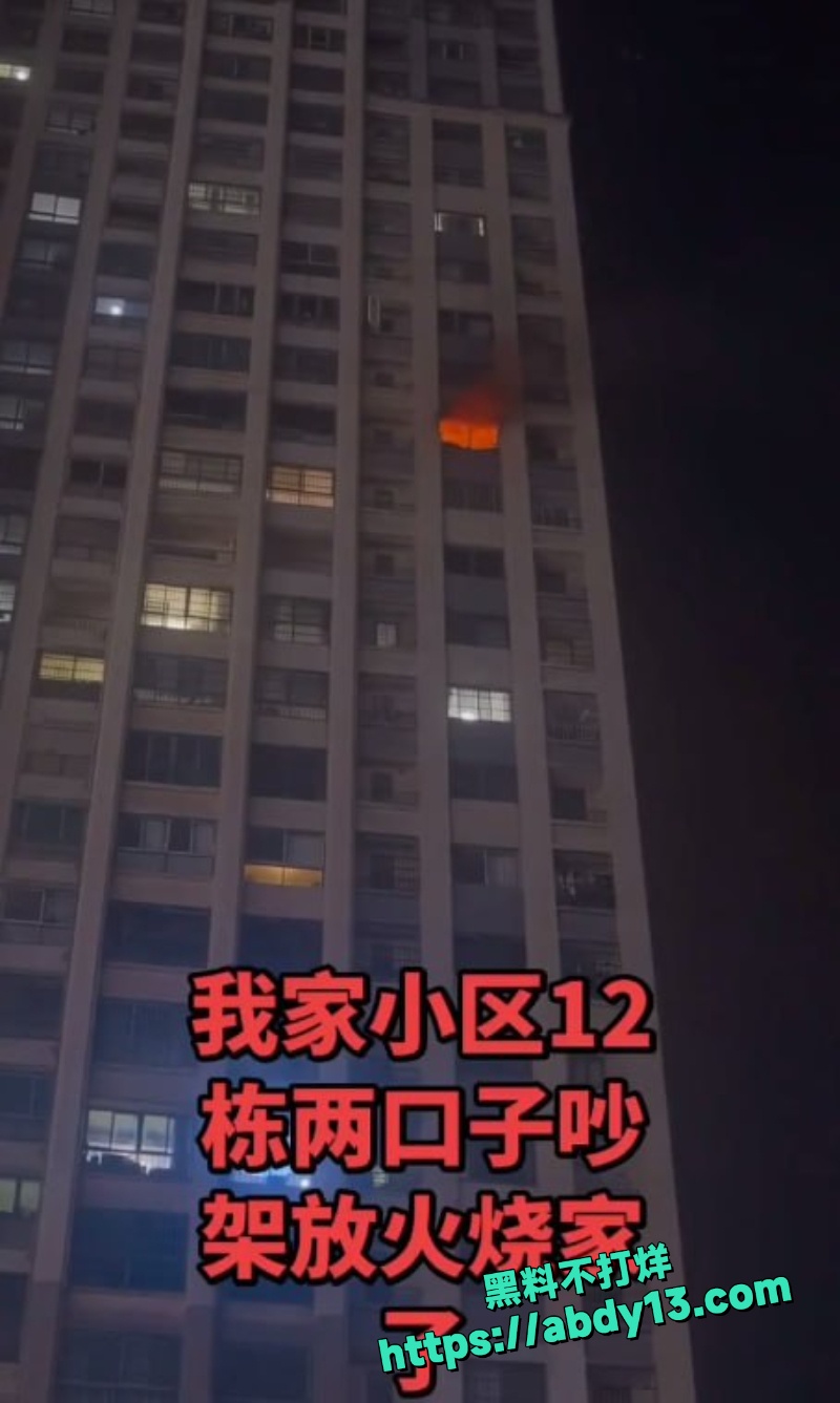 长沙夫妻撕逼烧家视频5