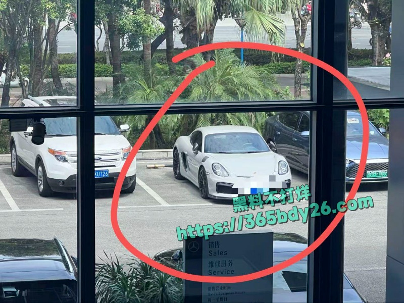 广西柳州路虎揽胜冲撞奔驰4S店事件曝光 9