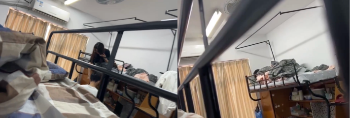 嘉兴学院寝室DO事件 带女友回男寝做爱被偷拍发校园群 校领导晚上十一点封寝抓人！