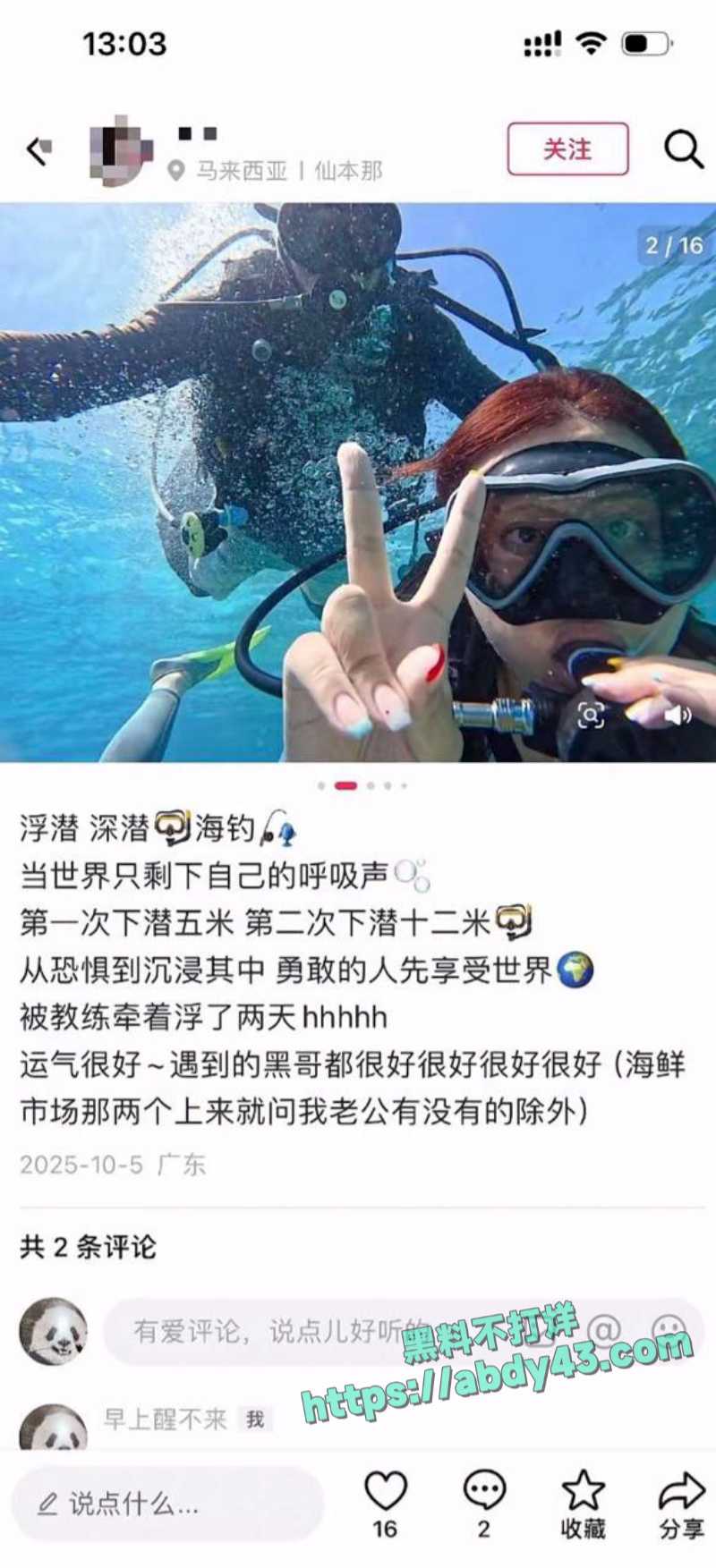 媚黑婊追捧仙本那黑人 8
