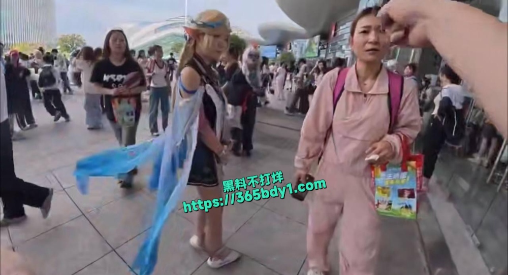 湖北武汉漫展男子揭露卖笔骗局1