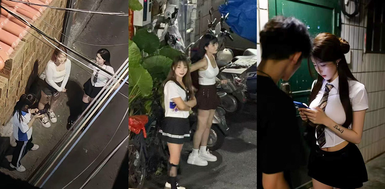 广西惊现最美站街女 美若天仙的女孩也下凡当鸡了 但凡是当外围我也没那么难过