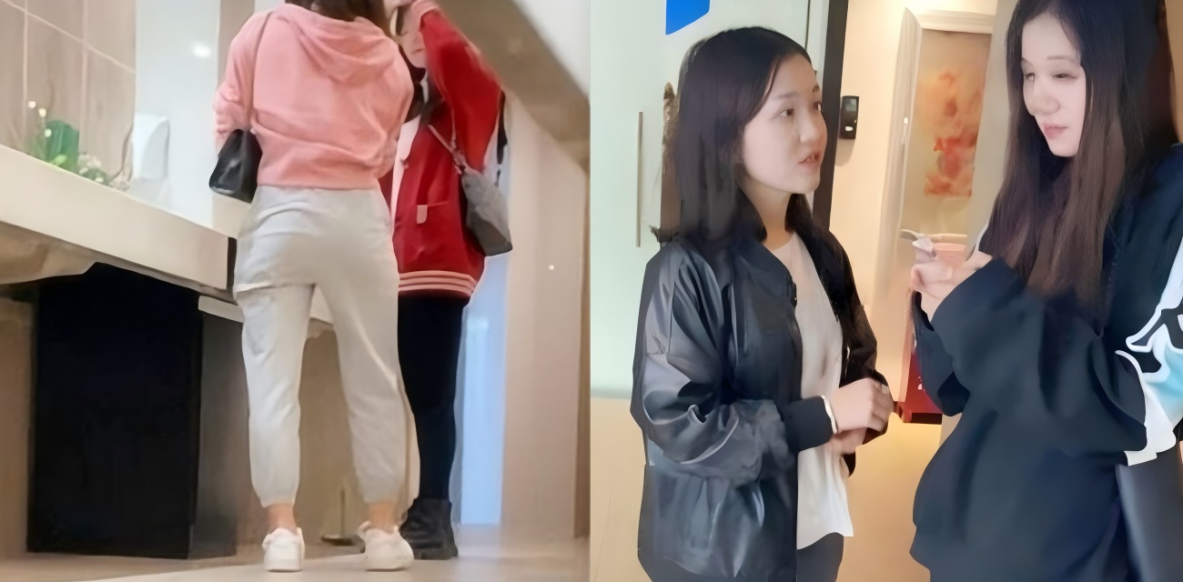 写字楼女厕惊现偷拍 气质美女私密瞬间曝光 镜头画面太炸裂