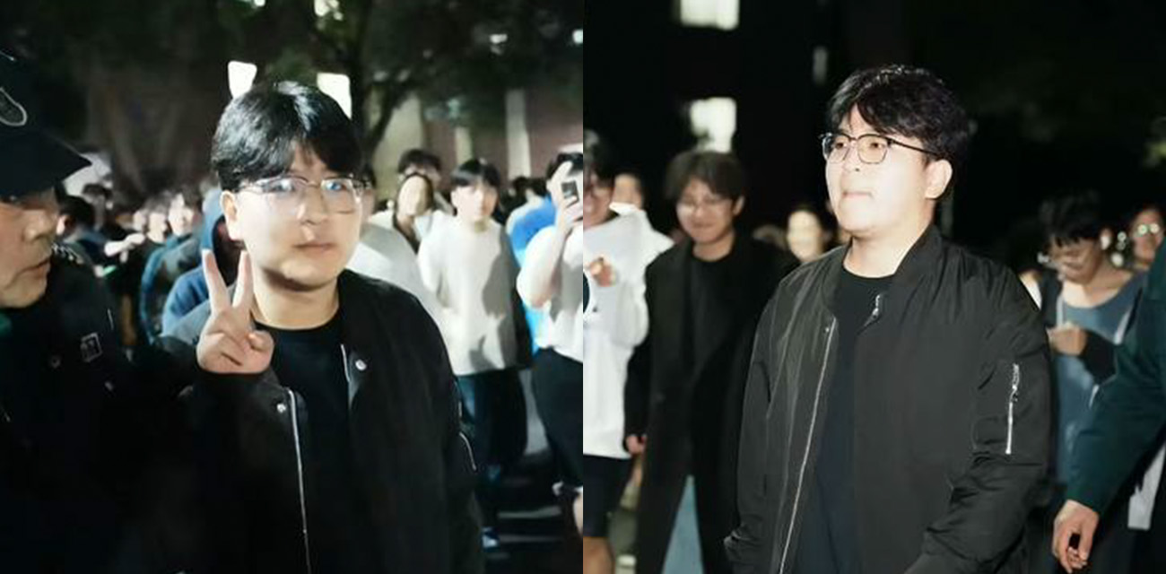 芜湖职业技术学院同性恋表白 引百人围观尖叫 为防止事故警察到场将男子带走
