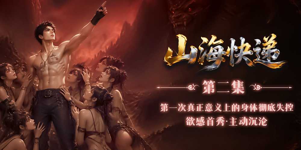 《山海快递》第二集 神兽被假货钓到发情 主动把身体交给快递小哥 AI短剧