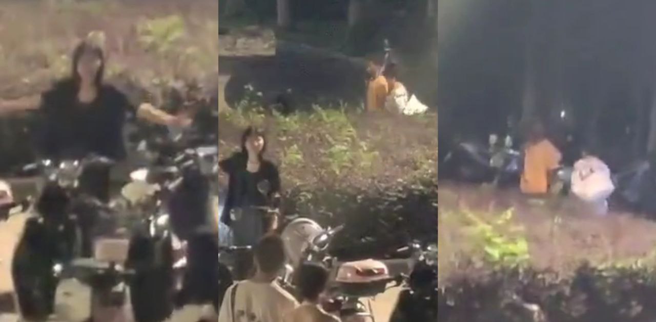 小仙女媚黑婊被黑人操怀孕了 黑人不愿意负责让堕胎 小仙女破防当街破口大骂