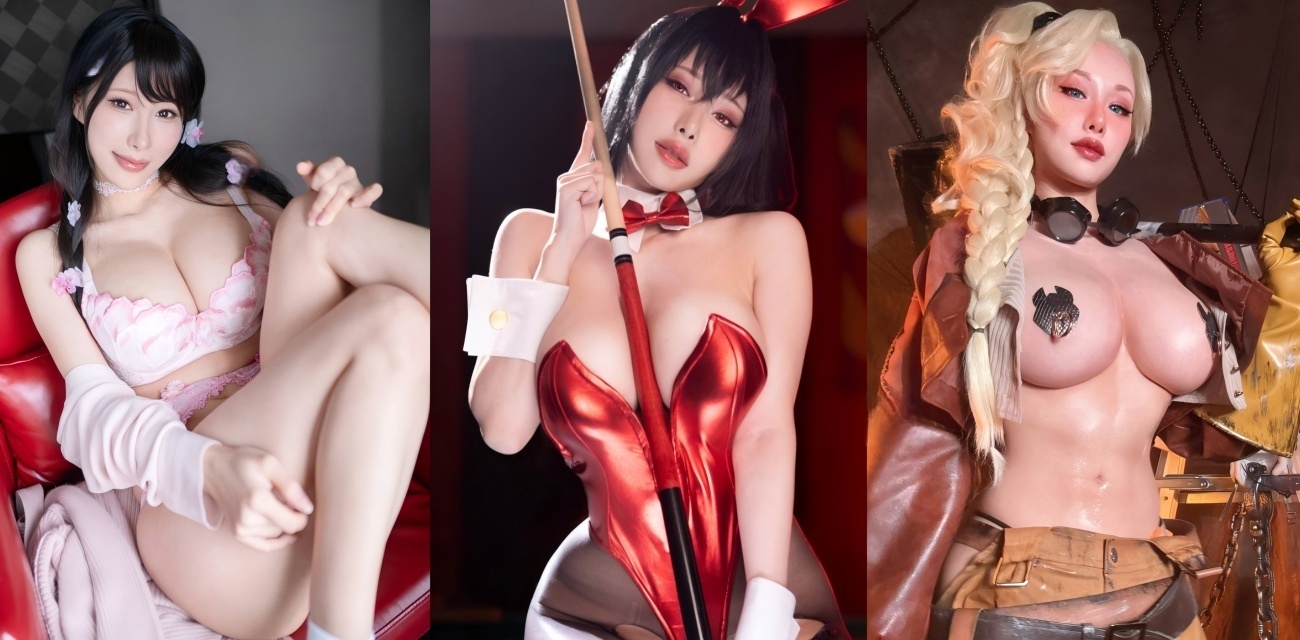 COS福利姬巨乳女神 雨波HaneAme 5-6月COS合集 挡不住的火辣魅力