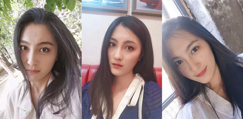 真实情侣泄密，高颜值眼镜妹驾驶位被偷拍摸奶，眼镜妹果真反差！