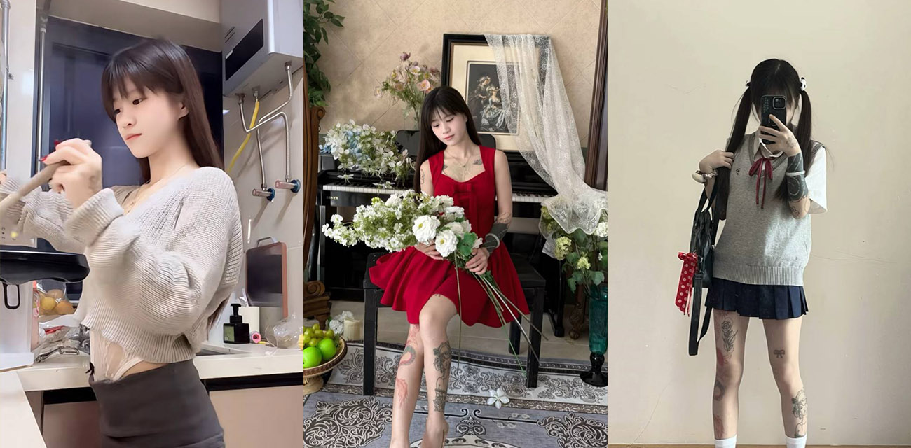 快手纹身精神小妹杨小兔超长付费直播流出 小臭穴圈粉伺候榜一到榜三大哥