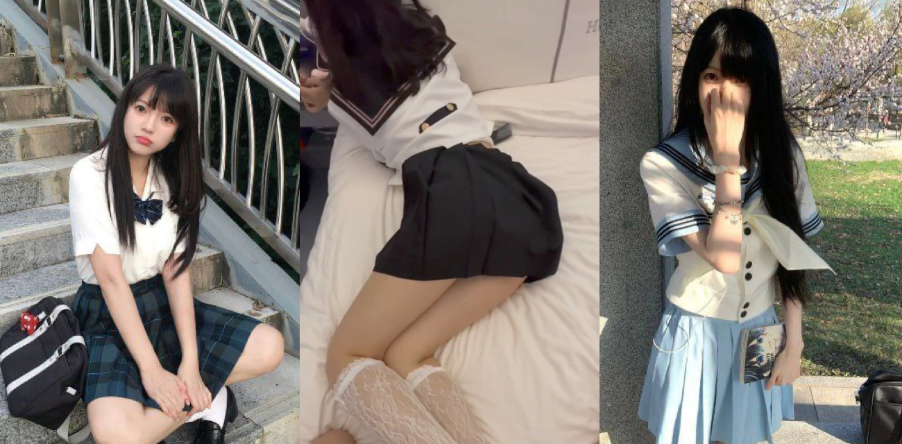 揭秘JK学生妹子的反差魅力 极品少女颜值炸裂 白丝黑丝母狗风采 超好攻略的青春诱惑！