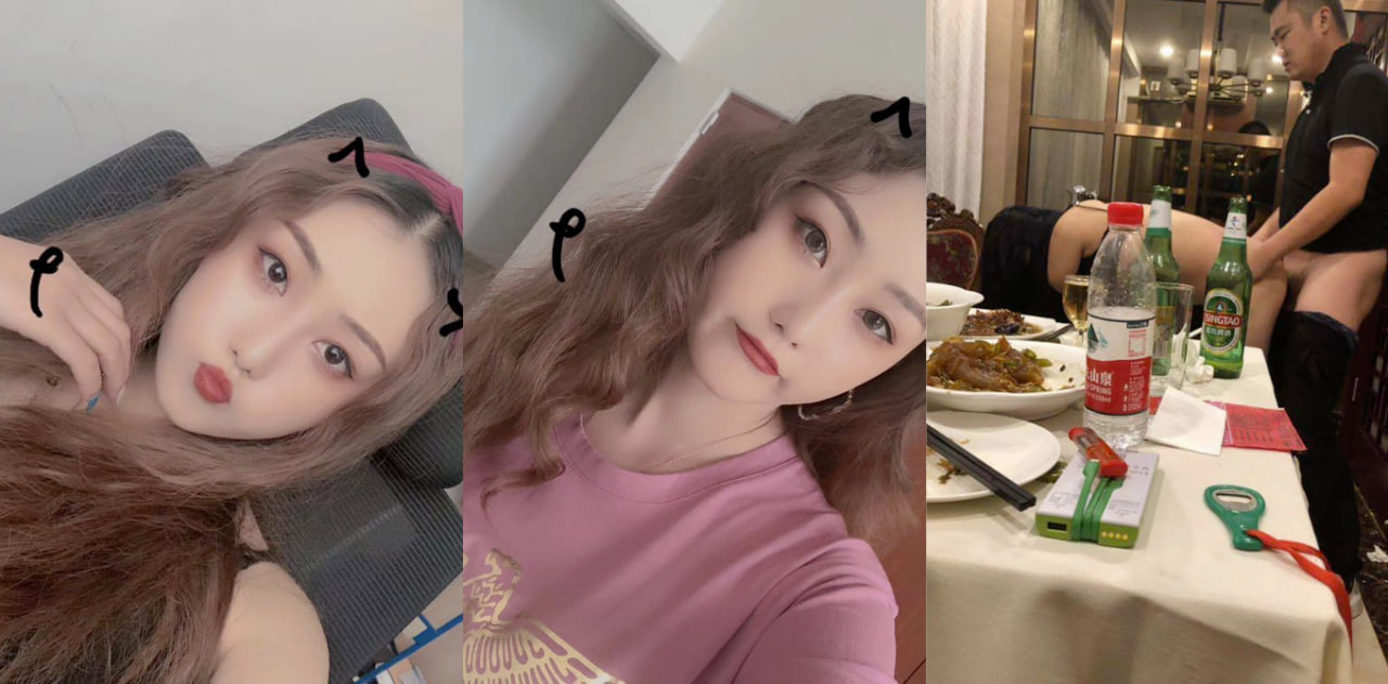 反差婊性欲这么强大吗？！吃着饭当场就先来一炮爽一下！