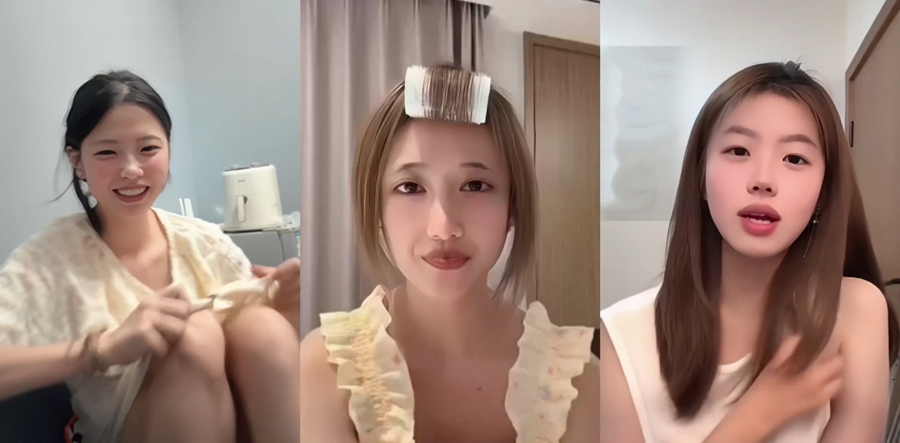 抖音擦边女主播闪现合集 吊带肩带一滑居家走光 弹幕比她先炸