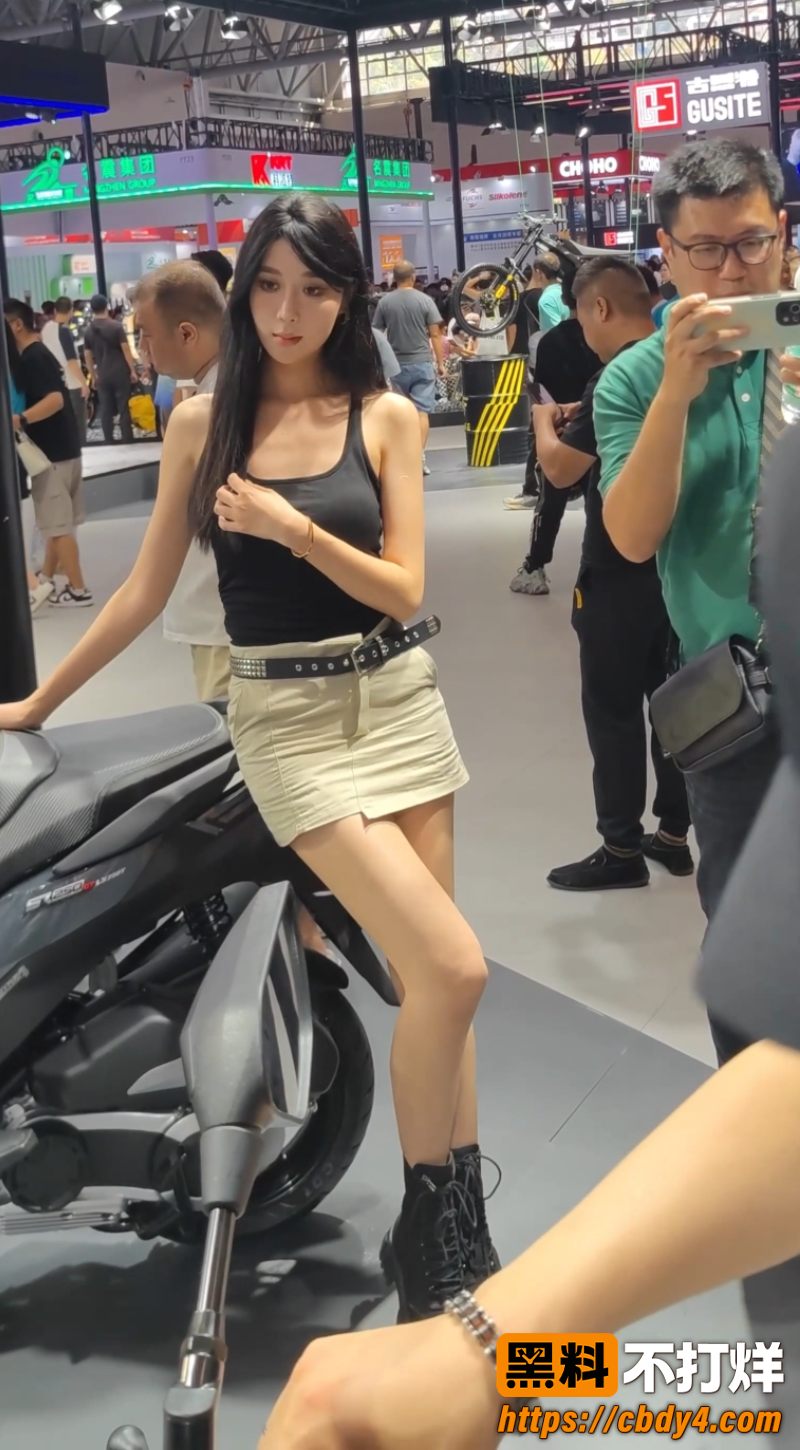 摩托车展上的性感外国车模 6