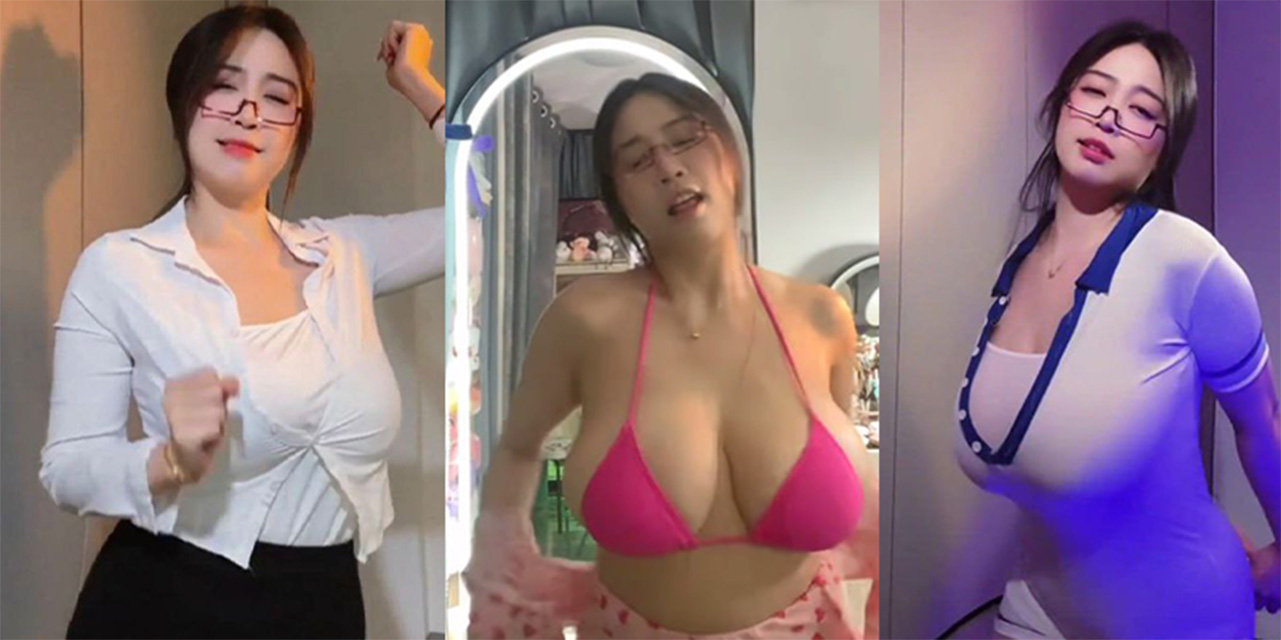 抖音大奶坦克妹 夏夏很香香新1V1粉丝比基尼抖奶骚舞 大是真的大
